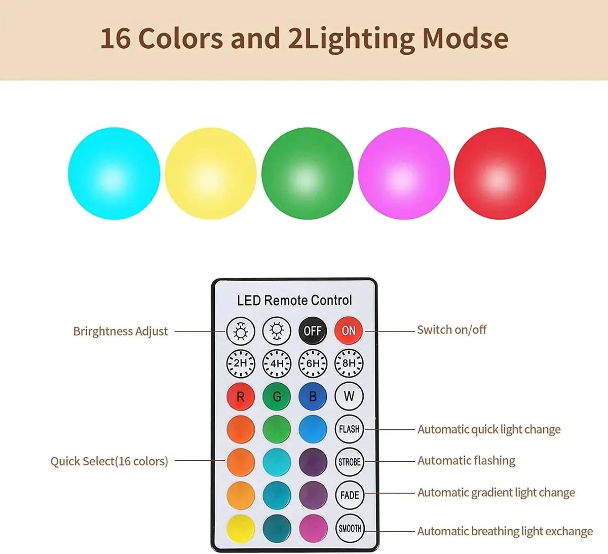 LUMAFLOAT Color-Changing Solar Floating LED Sphere lifestyle image