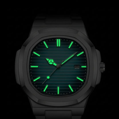 IRONBLOCK Robust Waterproof Military Square Watch