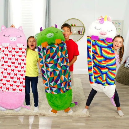 MAGICALCUDDLE 2-in-1 Cuddle Toy Sleeping Bag