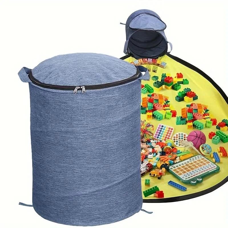 Toy Storage Box with Removable Play Mat Storage Solution