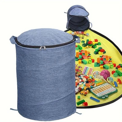 Toy Storage Box with Removable Play Mat Storage Solution