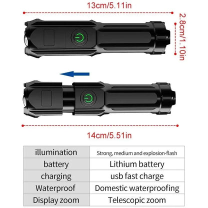 LUMATRON Powerful LED Flashlight
