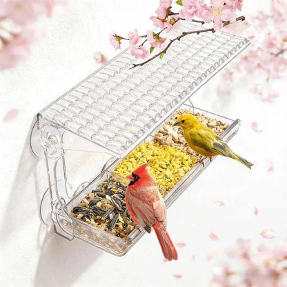 SKYVIEWFEED Transparent Window Feeder Station