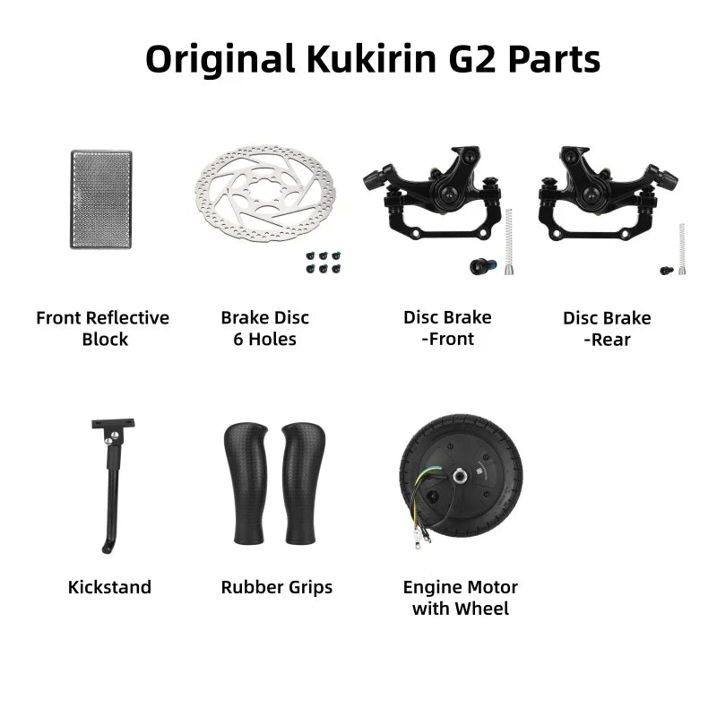 Original Replacement Parts for Kukirin G2 Scooter
