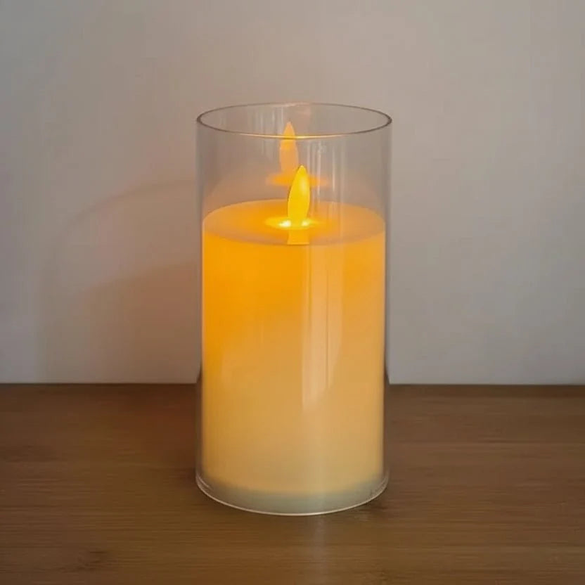 Rechargeable LED Candles Flameless, Flickering LED Candle for Home Decor, Battery Candles in 3 Sizes