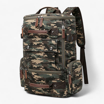 VINTAGECANVAS Backpack Functional Laptop Compartment
