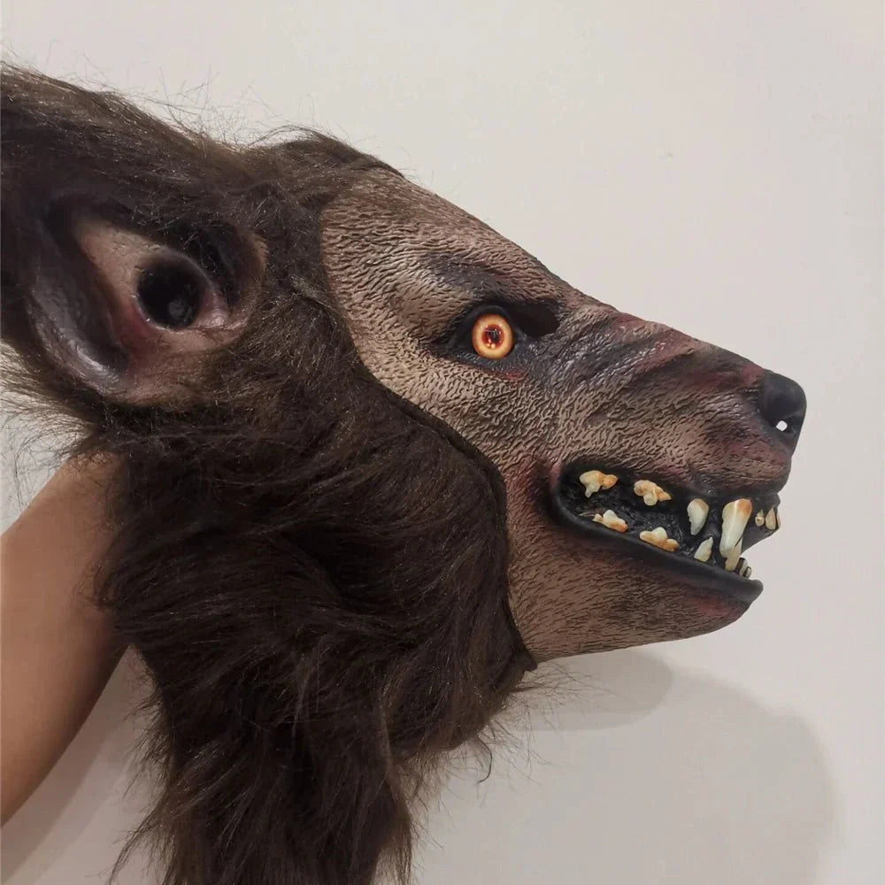 MOONHOWL Realistic Werewolf Mask lifestyle image 3