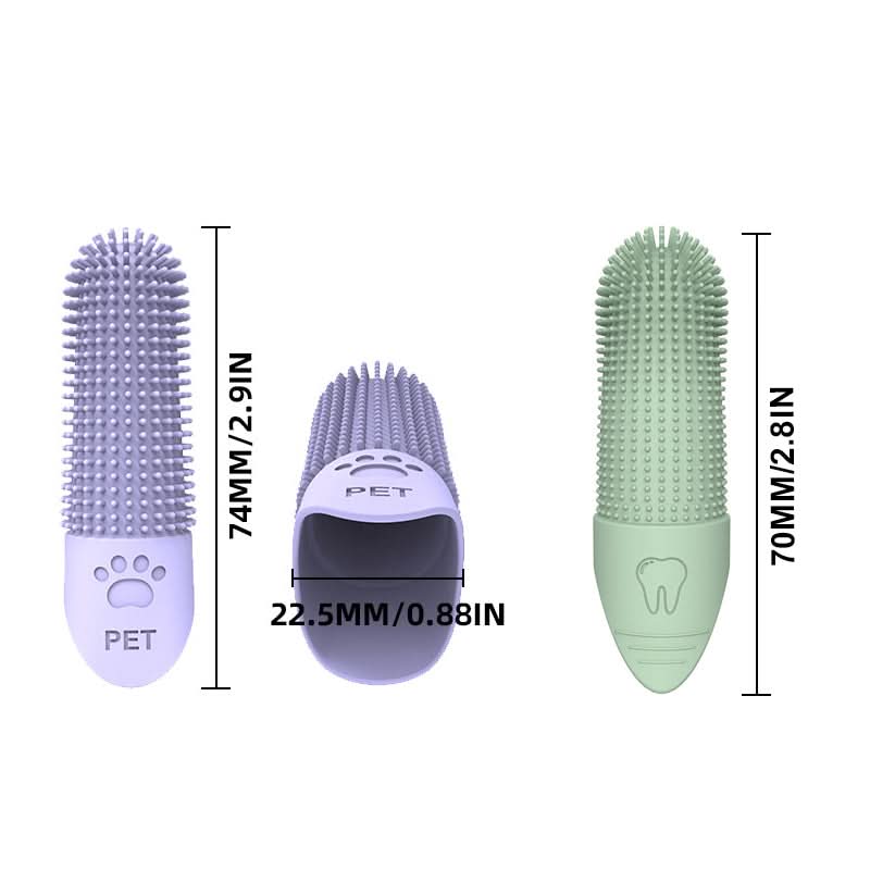 DENTEEZ 360 Finger Toothbrush for Dogs & Cats