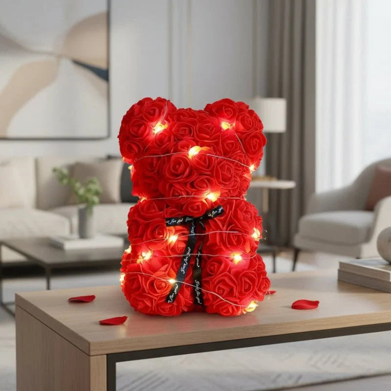 ROSABELLA Rose Teddy Bear Gift Set