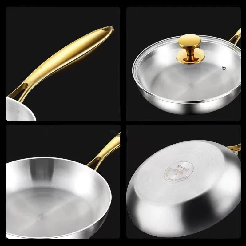 STEELTRIQ 316 Stainless Steel Frying Pan