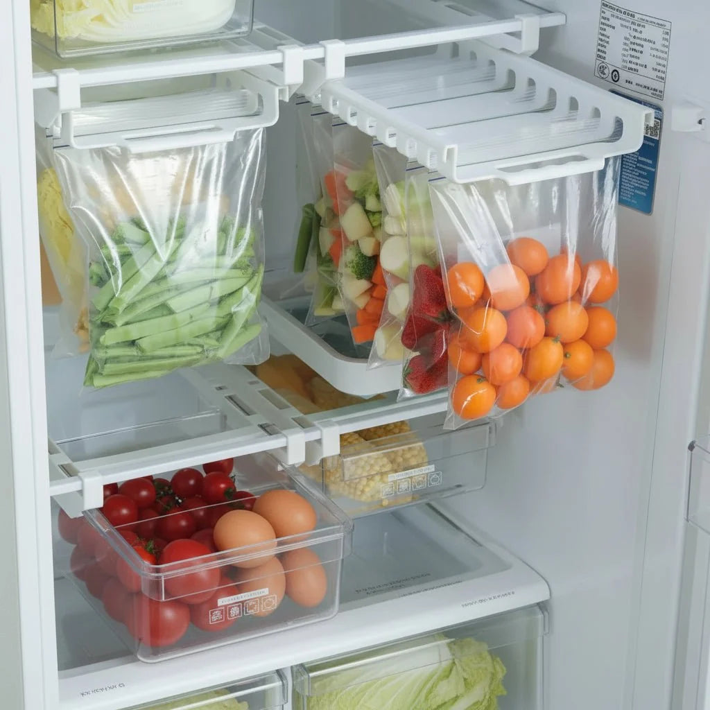 TRACKLUX Refrigerator Drawer Organizer