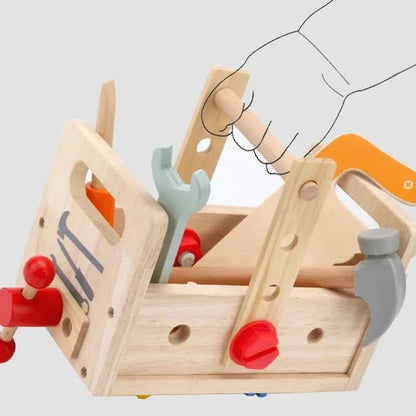 WOODTOOLS Montessori Wooden Tool Kit