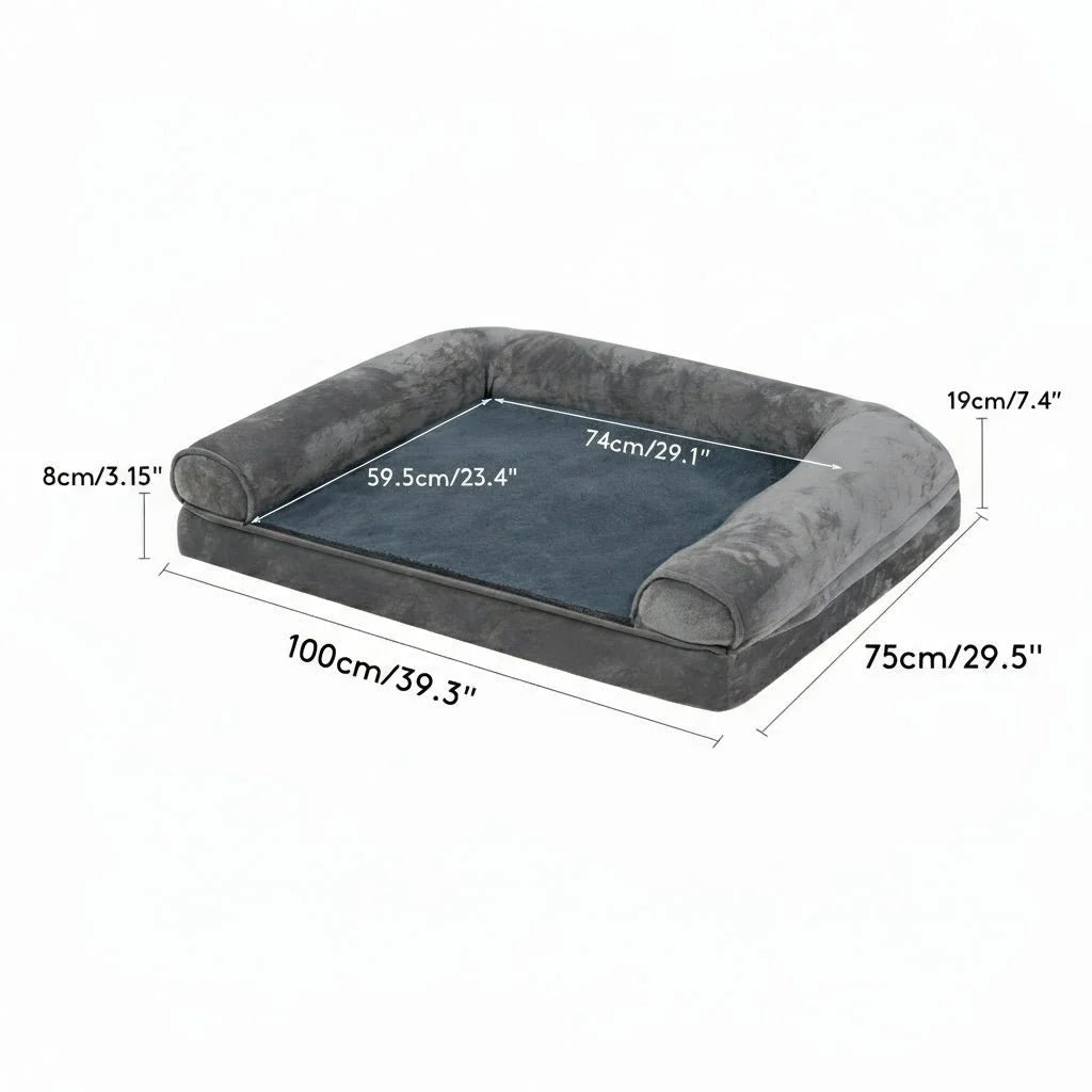 FURSUITE Orthopedic Foam Sponge Couch Bed