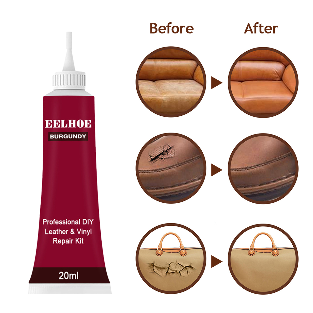 Leather Repair Gel for Car Seats, Furniture & Bags