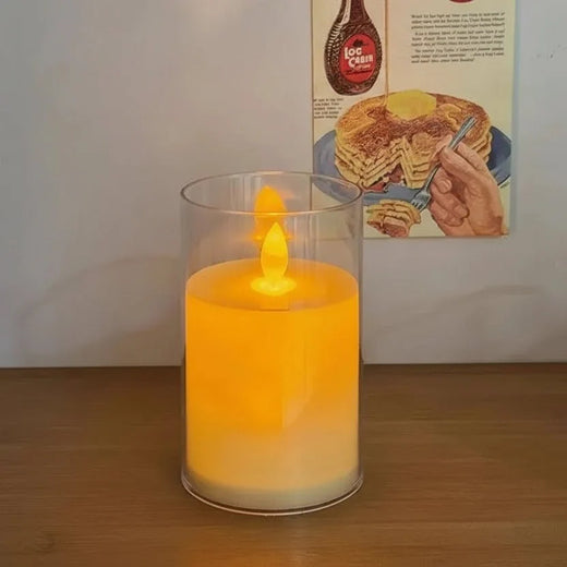 Rechargeable LED Candles Flameless, Flickering LED Candle for Home Decor, Battery Candles in 3 Sizes