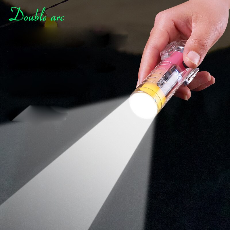 Arc Lighter, Windproof Double Arc Lighter with Flashlight