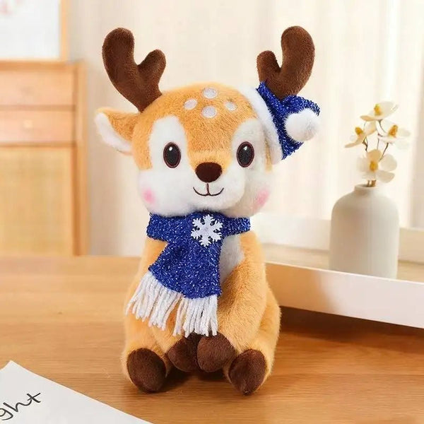 Christmas Plush Doll 12 Inch, Soft Christmas Stuffed Toy, Holiday Plush Decor