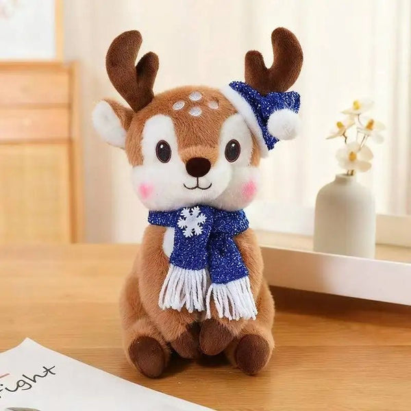 Christmas Plush Doll 12 Inch, Soft Christmas Stuffed Toy, Holiday Plush Decor