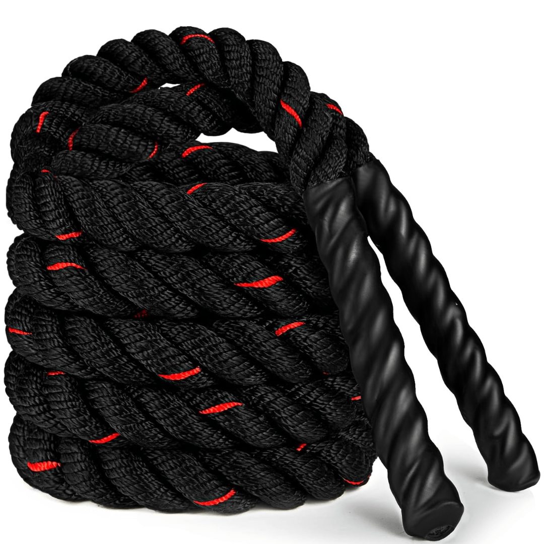 Powerjump Adjustable Weight Jump Rope image with text 2