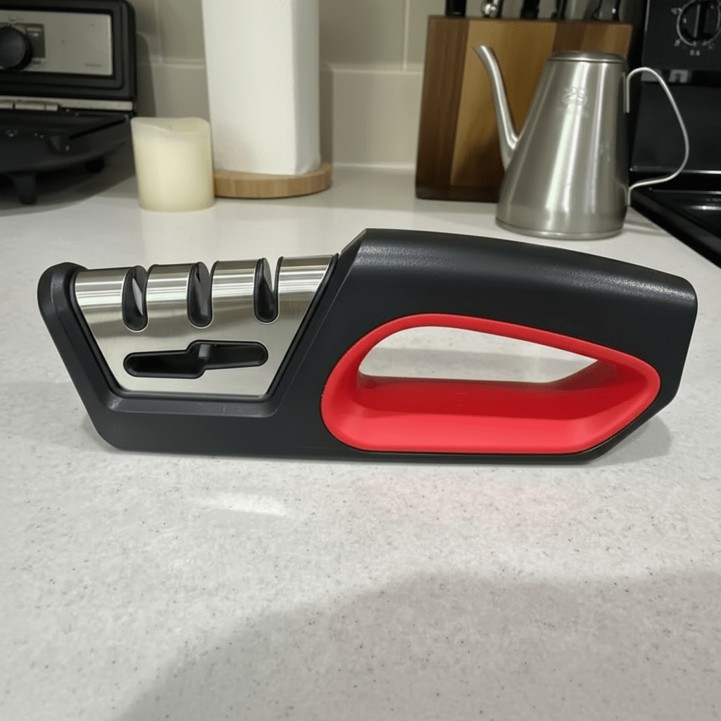 BLADEWORK 4-in-1 Knife Sharpener & Scissor Polisher