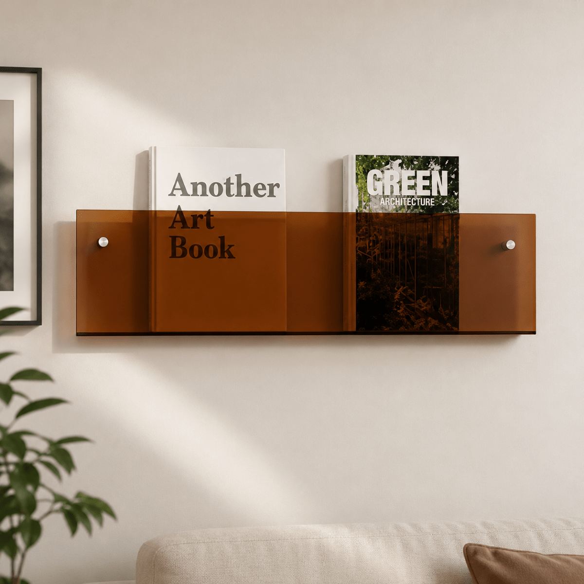 SHELFORA Wall Magazine Holder Minimalist Wall Mount