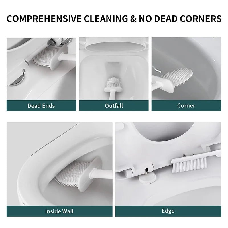 EASYRIM Silicone Toilet Brush