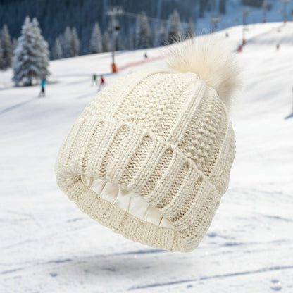 MODACAP Antistatic Pom-Pom Beanie