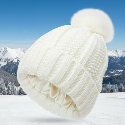 MODACAP Antistatic Pom-Pom Beanie