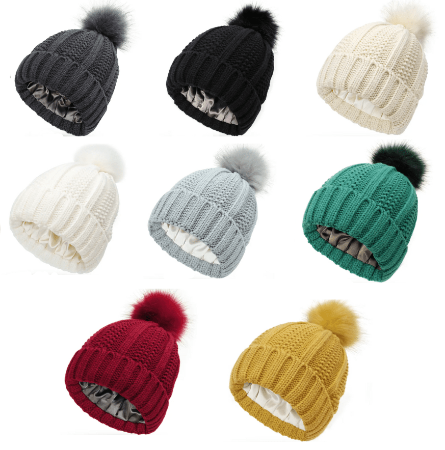 MODACAP Antistatic Pom-Pom Beanie