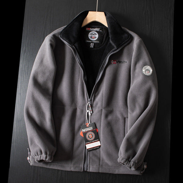 Sherpa Fleece Jacket, Ultra Warm Unisex Winter Jacket for Men & Women