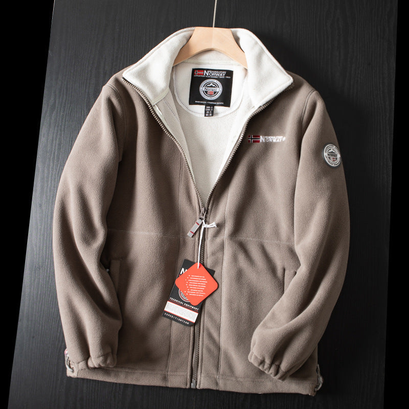 Sherpa Fleece Jacket, Ultra Warm Unisex Winter Jacket for Men & Women