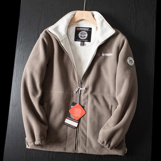 Sherpa Fleece Jacket, Ultra Warm Unisex Winter Jacket for Men & Women