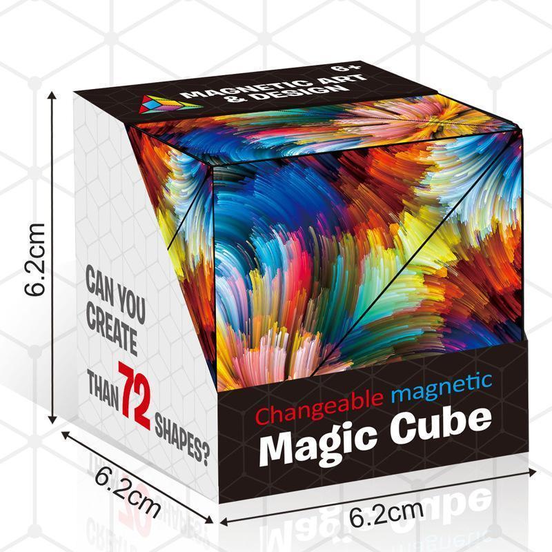 Magnetic Shape-Shifting Puzzle Cube Toy