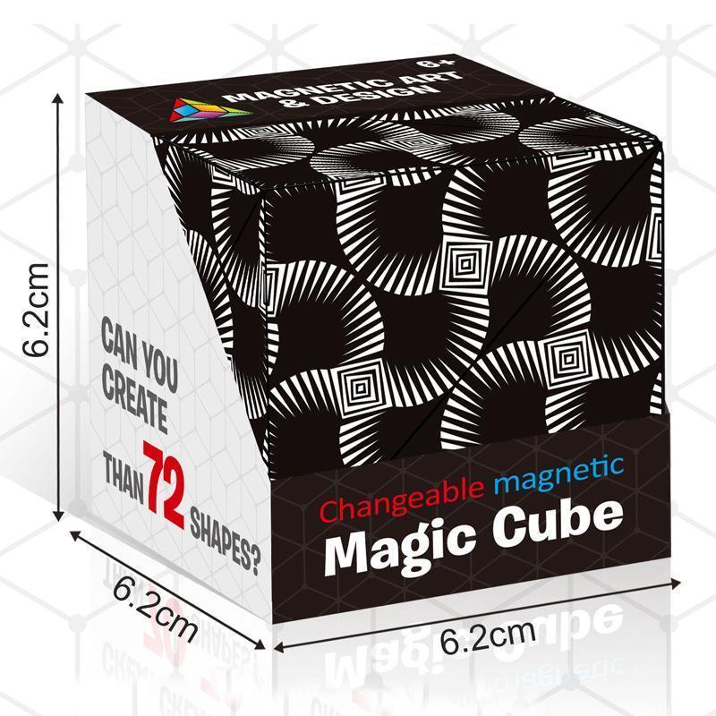 Magnetic Shape-Shifting Puzzle Cube Toy