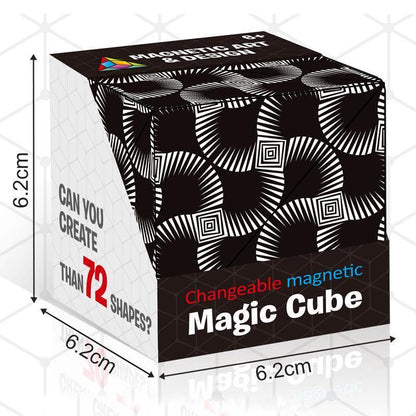 Magnetic Shape-Shifting Puzzle Cube Toy