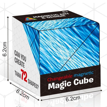 Magnetic Shape-Shifting Puzzle Cube Toy