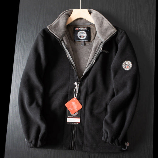 Sherpa Fleece Jacket, Ultra Warm Unisex Winter Jacket for Men & Women
