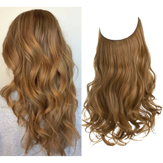 Human Hair Extensions, Natural Wave Volume Real Hair Extensions in Blonde & Brown Shades