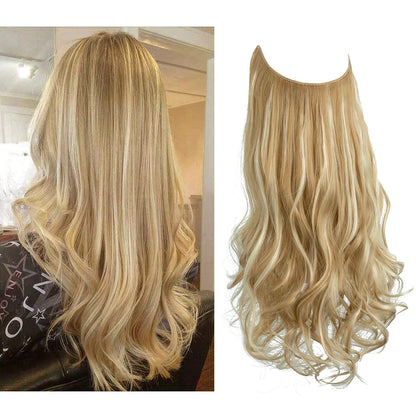 Real Hair Extensions, Natural Wave Volume, Blonde