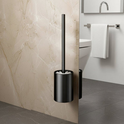 SPACELOO Space-saving Aluminum Toilet Brush Set
