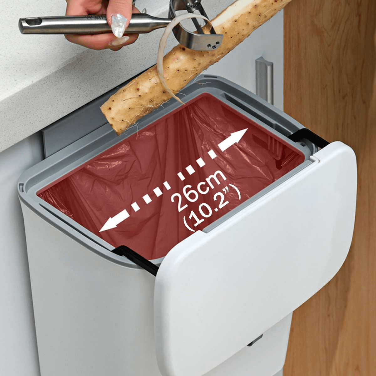 BINSMART Compact Wall-mounted Trash Can