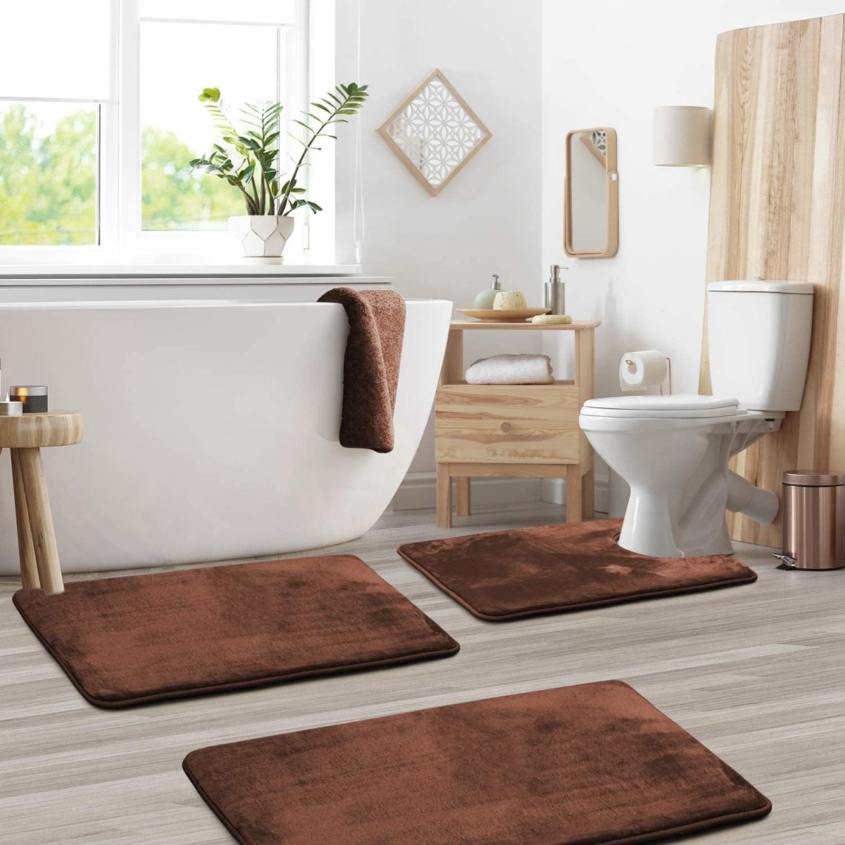 RELAXPAD Memory Foam Bath Mat Set