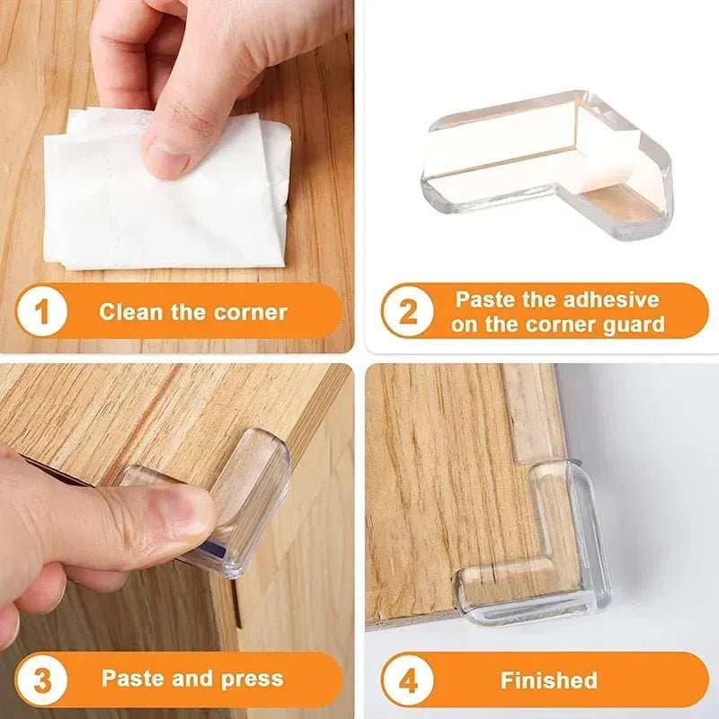 BUMPCARE Transparent Silicone Corner Protectors