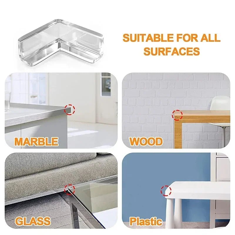 BUMPCARE Transparent Silicone Corner Protectors