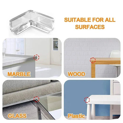 BUMPCARE Transparent Silicone Corner Protectors