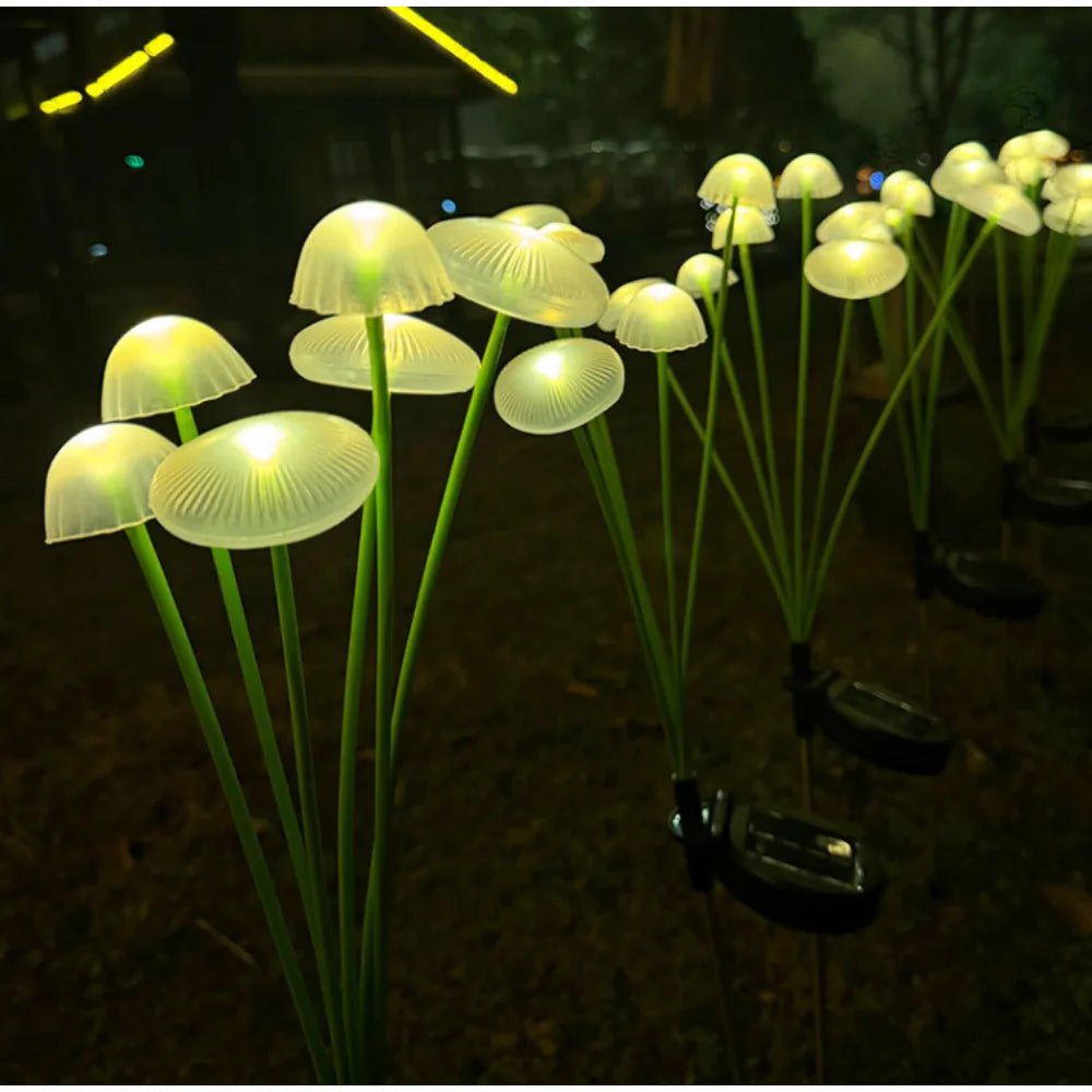 FORESTSHINE Weather-resistant 10-LED Mushroom Lights Set