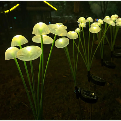 FORESTSHINE Weather-resistant 10-LED Mushroom Lights Set