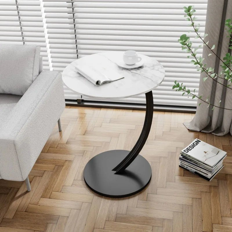 SMALLIX Compact Reinforced Round Side Table