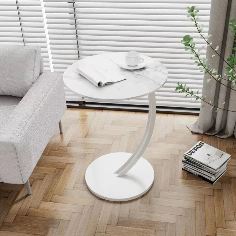 SMALLIX Compact Reinforced Round Side Table