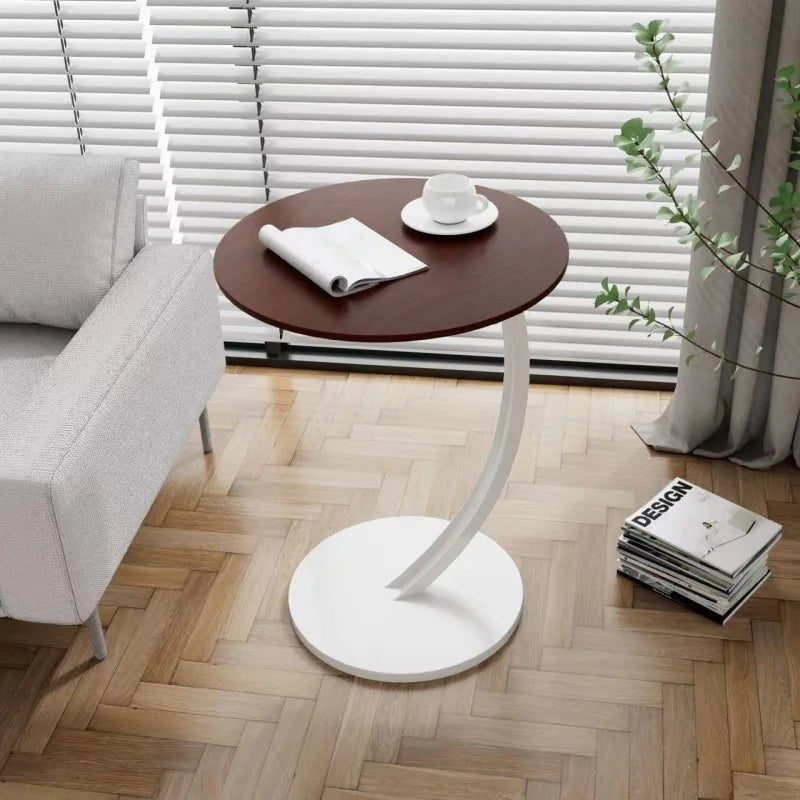 SMALLIX Compact Reinforced Round Side Table